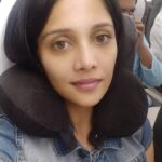 Milana Nagaraj Instagram - When it's a short flight, click quick selfie 😋 #NoMakeup #Nofilter Like how I like it☺️