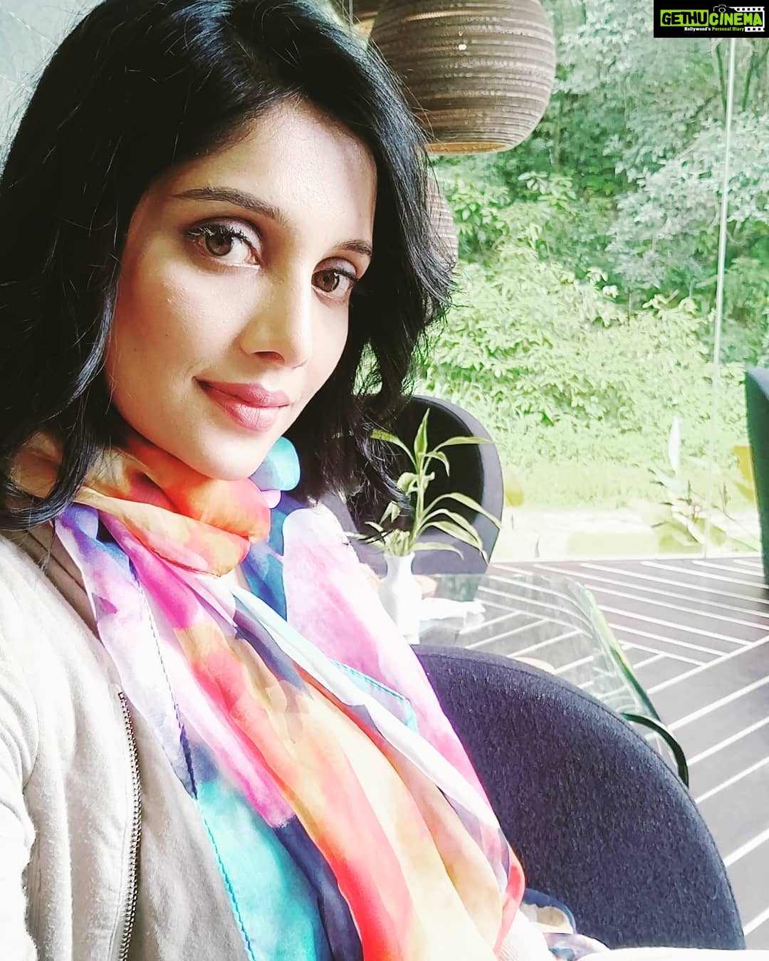 Milana Nagaraj Instagram - #HappyMansoon.. #LoveForNature.... 😍