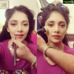 Milana Nagaraj Instagram - Doing makeup is something which never interested me till I got into this profession... And now its... #PartOfJob #Profession #Interest #Passion!