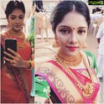 Milana Nagaraj Instagram – When it’s a Kanchi Saree and hell lot of jewellery on u.. U just flaunt💝