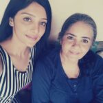 Milana Nagaraj Instagram - Shooting with this beautiful soul... #RamaAunty!!