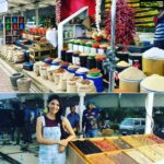 Milana Nagaraj Instagram - This is how colourful the #Set looks for the #Shoot!! #SrilankanSpices...😉