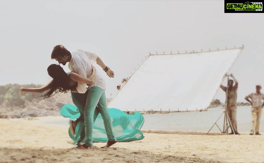 Milana Nagaraj Instagram - #Flyy #Songshoot #Beachside #raghudixit #LovefortheSong #Rajvardan ...😉😘😘😘😍😍