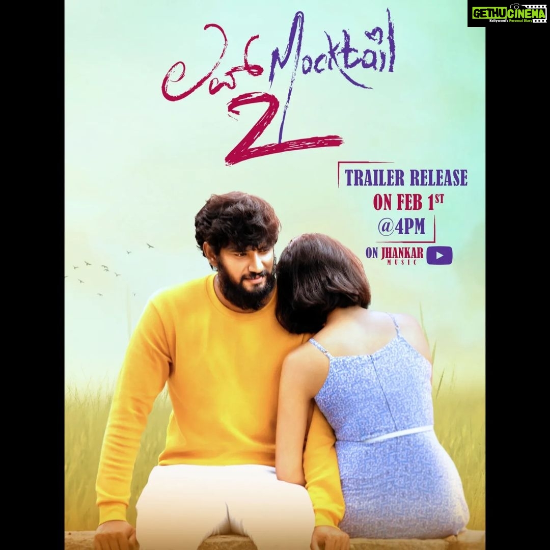 Milana Nagaraj Instagram - FINALLY!!!! Trailer releasing tommorow @4pm. Are you guys excited??? #LoveMocktail2