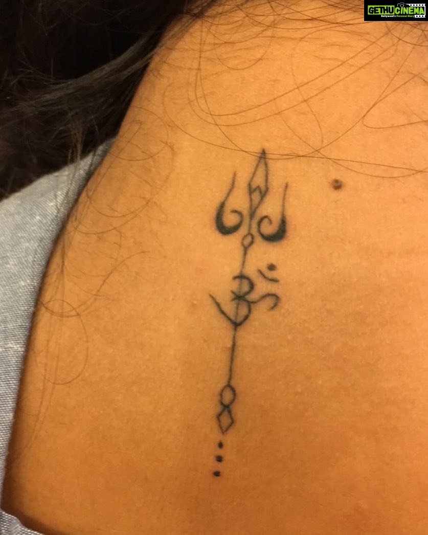 Misha Ghoshal Instagram - Inked 😬 3rd tattoooo 😬back neck