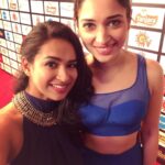 Misha Ghoshal Instagram - At the launch Ystrdy 😁 with the very pretty Tamannah 😁