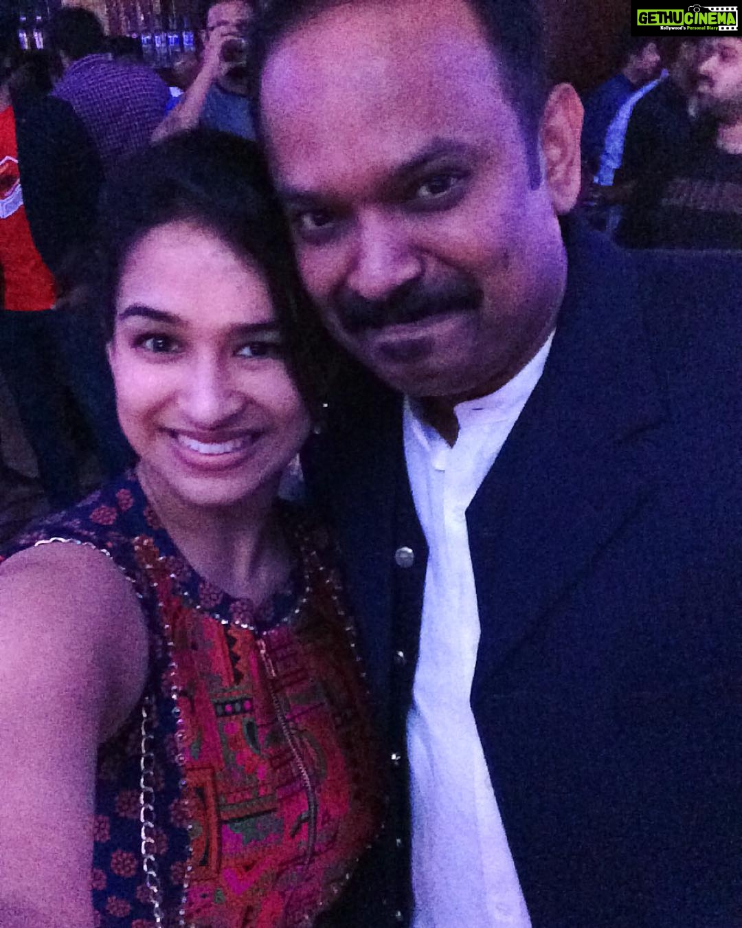 Misha Ghoshal Instagram - With VP anna 😁#hisbdayparty#lastnight 😁