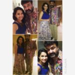 Misha Ghoshal Instagram - Met one our legends, Mohan Lal 😁 glad i cud meet him Nd Hav a lovely chat #laleta#downtoearth#feelingblessed 😁😍