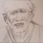 Misha Ghoshal Instagram - A sketch by me after almost 15yrs 😁 hope u all like it 😊 Om Sai Ram 🙏🏼