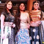 Misha Ghoshal Instagram - With the pretty Iniya Nd my out Desingner @sankeetha_sridhar 😁 #showstoppers#CIFW2015