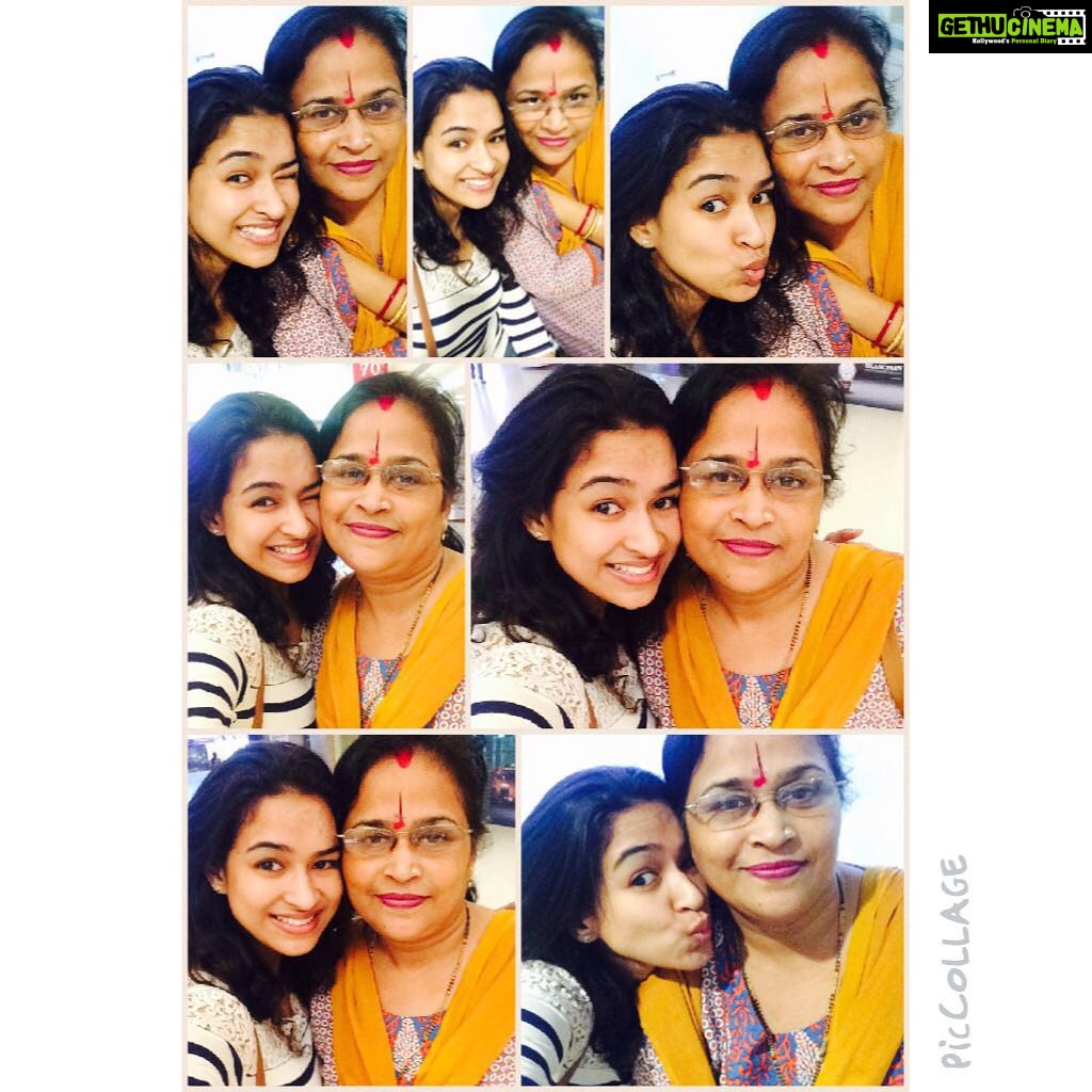 Misha Ghoshal Instagram - With my bestest frnd nd mommy 😁😁😁 whom i love to irritate 😂😈 v just watched "Phantom" nd v loveddddd it 😁😁😁