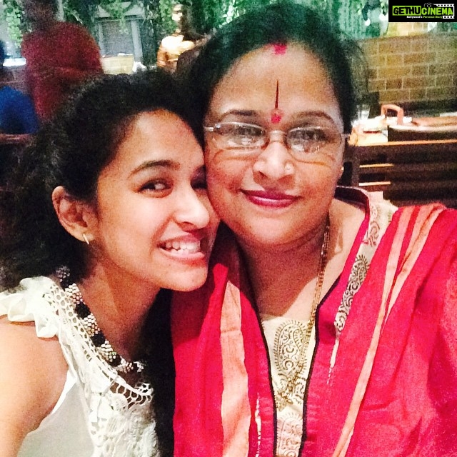Misha Ghoshal Instagram - #mommy#darling#mylife 😁😘❤️