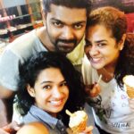 Misha Ghoshal Instagram - All smiles coz its ice cream 😁😁😁😋😋