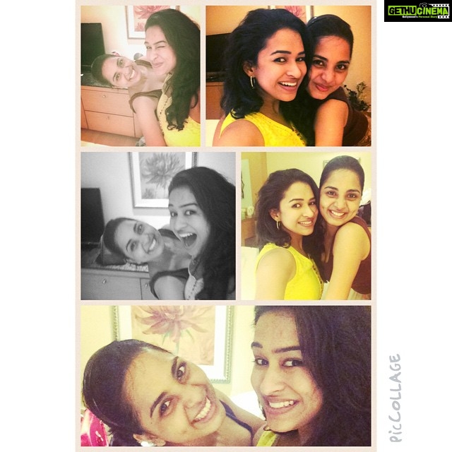 Misha Ghoshal Instagram - #madness @srushtidange 😁😘