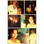 Misha Ghoshal Instagram – #diwali#with#daddy 😘💣🎉❤️