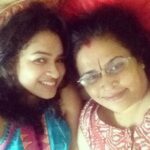 Misha Ghoshal Instagram – With my mommy darling 😬