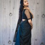Misha Ghoshal Instagram - Black showing it’s divinity Shot for @labelmana Photography @infinity_skylight Jewelery @manjushaa_jewelry Makeup @themystiquekohl Design & Styling @mey.pandian Assisted by @niki_dili @akshayaa.ven Location @tattva_thestudio