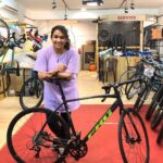 Misha Ghoshal Instagram - Cycling has always been close to my heart since my childhood nd @annanagarcycles made me travel through all those nostalgia ❤️ had a lovely experience there 😊 all u cycle lovers should deff check this place out and visit their page for any further queries 👍🏼 Btw though i likes this a lot, this is not the cycle i bought…stay tuned to see the cycle i bought for myself 🥰 #nostalgia #new #cycle #bicycle #collaboration #promotion