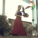 Misha Ghoshal Instagram - When colours start talking 💫 Wearing this beautiful outfit from @labelmana Shot for @labelmana Photography @infinity_skylight Jewelery @manjushaa_jewelry Makeup @themystiquekohl Design & Styling @mey.pandian Assisted by @niki_dili @akshayaa.ven Location @tattva_thestudio