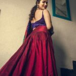 Misha Ghoshal Instagram - When colours start talking 💫 Shot for @labelmana Photography @infinity_skylight Jewelery @manjushaa_jewelry Makeup @themystiquekohl Design & Styling @mey.pandian Assisted by @niki_dili @akshayaa.ven Location @tattva_thestudio
