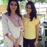 Misha Ghoshal Instagram - #throwback #mersal #lateupload 😁 @samantharuthprabhuoffl was a pleasure working with u 🥰🥰🥰