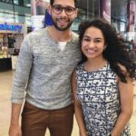 Misha Ghoshal Instagram - Look whom v met 😍 yayyyy #fangirl loved ur performance in #gullyboy @siddhantchaturvedi