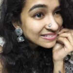 Misha Ghoshal Instagram - when u r addressed as “The Vampire girl” 🧛‍♀️ ❤️ @nandhini_js @viutamil @nila_nila_odi_vaa ❤️ Thank u soooo much @chennai.allcollections 😁 These are gorgeous 😍 loved all of them ❤️😁 Girls pls do follow her page nd order ur favorite set of jewelry soon 😁