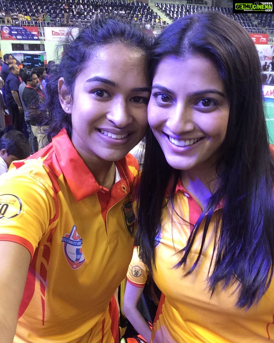 Misha Ghoshal Instagram - With our team motivator ❤️ @varusarathkumar