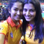 Misha Ghoshal Instagram - With our team motivator ❤️ @varusarathkumar