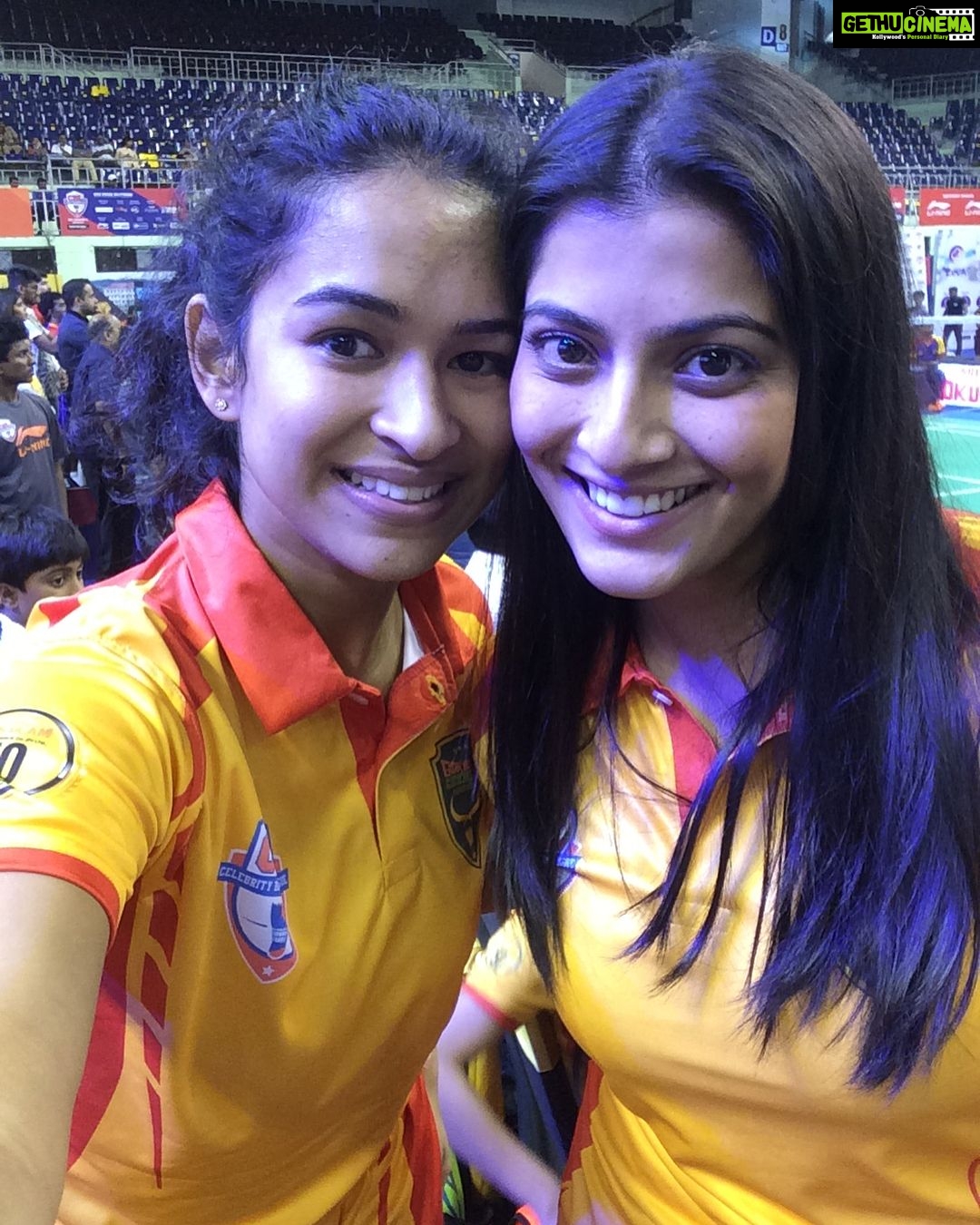 Misha Ghoshal Instagram - With our team motivator ❤️ @varusarathkumar