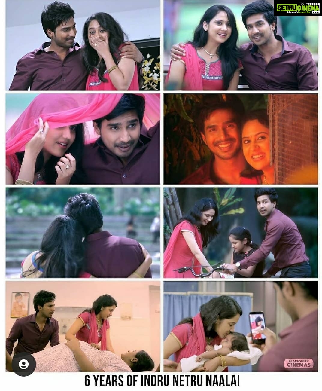 Miya George Instagram - 6 years of Indru Netru Nalai. This was the first Time travel movie in Tamil nd my 2nd movie in Tamil. What I love About this movie is it's simplicity. Generally people think it's bit difficult to understand a science fiction movie or time travel movie.But this movie shows how a middle class guy deals with it. Everyone can relate to what the hero does.Thats why it became audience favourite. Thanks to the entire team for the support especially Dir Ravikumar, Actor Vishnu Vishal, Actor Karunakaran. Big Thanks to the audience too.