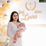 Miya George Instagram - Baptism series starts here😜👼❤️ @ashphilipo Pic credit: @annacreations_pala