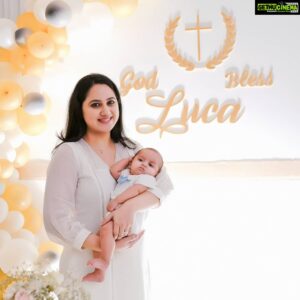 Miya George Instagram - Baptism series starts here😜👼❤️
@ashphilipo 
Pic credit: @annacreations_pala