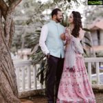 Miya George Instagram - I just realised..All the tym I was looking at u nly my ❤ Bridal wear : @labelmdesigners Events & Decor : @labelmsignatureweddings_ Photography: @studio360byplanj Makeup : @unnips Hair : @femy_antony_makeup_artist