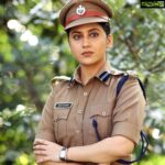 Miya George Instagram - Khaki for the first tym. “Kaanmaanilla” shoot progressing #IPS #Character #filmshoot #khaki #Investigation #experinmentingnew