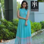 Miya George Instagram - Again in blue 🤪 Another look for D5junior Costume courtesy: @jeunemaree Makeup : Sudha sudhakar Pic courtesy: Umesh P Nair