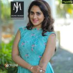 Miya George Instagram - Again in blue 🤪 Another look for D5junior Costume courtesy: @jeunemaree Makeup : Sudha sudhakar Pic courtesy: Umesh P Nair
