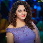 Miya George Instagram - Wearing one of my favourite colours 💜 Thanks @jeunemaree for this beautiful gown Pic courtesy: @umeshpnair