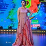 Miya George Instagram - Catch me on today’s episode of D5 JUNIOR in Mazhavil manorama tonight at 8 pm Costume courtesy: @jeunemaree Makeup: Sangeeth Pic courtesy: Umesh P Nair