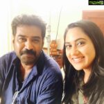 Miya George Instagram - One of the finest Actor nd families favourite hero Biju Menon. We were the fighting couple in the movie Chettayees which was a turning in my lyf.After that we worked together in Hi ,I m Tony , Anarkali. And now its SHERLOCK TOMS directed by Shafi. Biju chettan always treats me like a younger sister nd I m blessed to have such a wonderful chettayee in my lyf. Wishing all success nd happiness to u bijuettaa