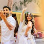 Mouni Roy Instagram - Happyyyyyy haldi facesss 🌼🌼🌼🌼🌼🌼🌼🌼🌼🌼🌼🌼🌼🌼🌼 • • • • Outfit my @anusoru Decor & styling : @neferrtitiweddings Hospitality partner : @hiltongoaresort Filmmaking : @theweddingjournalsofindia Photography team : @priyamparikhpictures Hospitality management: @Bgc.event DJ: @dj_sharath Mehendi artist : @halimakhannizami
