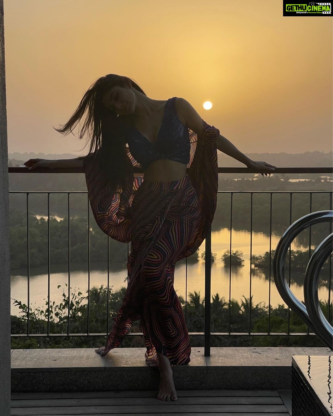 Mouni Roy Instagram - There was no reason for her to be dancing in the sunset , except that it was an exceptionally beautiful evening….