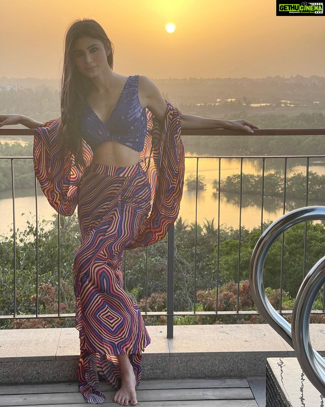 Mouni Roy Instagram - There was no reason for her to be dancing in the sunset , except that it was an exceptionally beautiful evening….