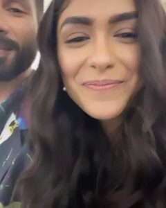 Mrunal Thakur Instagram - A star was born today! Happy Birthday @shahidkapoor Thank you for being a kick ass co-star and a kick ass friend! Continue to shine more and more and more everyday! Love hugs and goofiness to you, always!💕💕💕