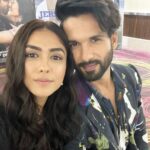 Mrunal Thakur Instagram - A star was born today! Happy Birthday @shahidkapoor Thank you for being a kick ass co-star and a kick ass friend! Continue to shine more and more and more everyday! Love hugs and goofiness to you, always!💕💕💕