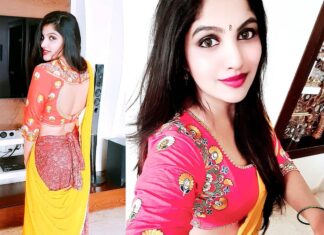Naina Sarwar Instagram - #happyDasara #ayudhapooja #vijayadashmidurgapooja #festivelook #colorfull #lovethisoutfit😍