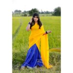 Naina Sarwar Instagram - Telugu debut❣️ . . . #shoot #stills #songshoot #telugu #lastschedules #hyderabad #south #southindian #yellowlover #girlnextdoor #happiness #sareelove #detailsoontocome Hyderabad