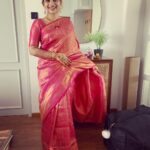 Nakshathra Nagesh Instagram - The #pudhuponnu look that I miss already 🙈😋 @varnam_by_shree this saree was just 😍😍 thank you for making my special days more special. Do check out @varnam_by_shree for more amazing collections!