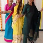 Nakshathra Nagesh Instagram – Wedding madness! With the sweetest girls @uma_ofcl @kayal_vizhie