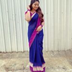 Nakshathra Nagesh Instagram - Back to #beingsaraswathy wearing @aatwos ❤️ #tamizhumsaraswathiyum
